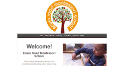 Desktop Screenshot of erwinroadmontessori.com